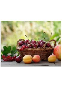 Artland Print op glas Vers fruit cups in verschillende maten food groen