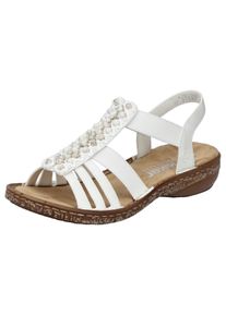 Rieker Sandalen , zomerschoen, sandaal, sleehak, met elastiek dames sportieve sandalen maat 36 wit