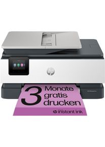 HP All-in-oneprinter OfficeJet Pro 8122e inkjetprinters grijs