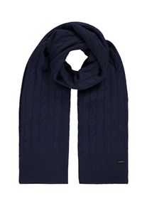 Lerros Gebreide sjaal Lerros Heren gebreide sjaal met kasjmier heren sjaals blauw