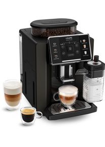 Krups Volautomatisch koffiezetapparaat EA9128D Sensation Milk, 6 koffie- en melkspecialiteiten, autom. reiniging, metalen zetgroep volautomatische