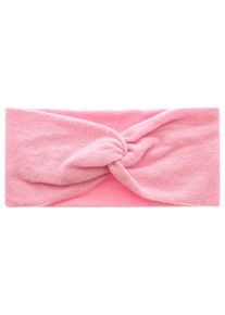 Zwillingsherz Hoofdband Classic Knoop voor, kasjmier, fijn breiwerk dames mutsen roze