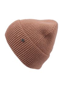 Capelli New York Beanie Gebreide muts met subtiel verwerkte glitterdraadjes dames mutsen bruin