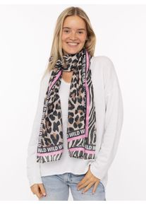 Zwillingsherz Sjaal Viscose Mix "Leo Classic" dames sjaals beige