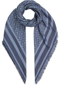 Tommy Hilfiger Modieus sjaaltje TH MONOGRAM SQUARE dames sjaals blauw