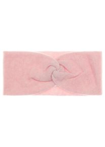 Zwillingsherz Hoofdband Classic Knoop voor, kasjmier, fijn breiwerk dames mutsen roze