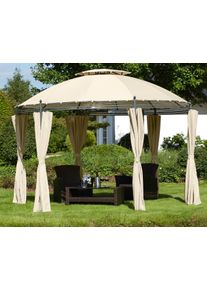 Konifera Tuinprieel Tino Bxd: 350 x 350 cm (set) tuinpriëlen beige