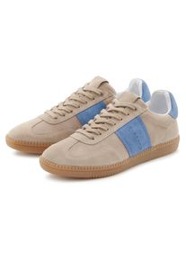 ELBSAND Sneakers Vrijetijdsschoen, veterschoen Retro sneaker, leren schoen, veterschoen, lage schoen van leer unisex dames schoenen maat 36 blauw