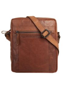 SPIKES & SPARROW Spikes & Sparrow Schoudertas echt leder unisex tassen maat Onesize bruin