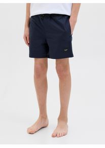 Jack & Jones Jack & Jones Junior Zwemshort JPSTMAUI met Double Layer look en trekkoord jongens badmode maat 128 blauw