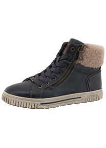 Mustang Shoes Winterlaarzen Janique High top sneaker, winterboots met warme voering dames laarzen maat 36 blauw