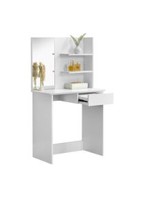 Dekoratívny stolík BELEZA, biely