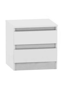 HANY NEW 002 nočný stolík, biely