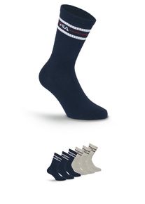 Fila Sokken UNISEX LIFESTYLE PLAIN SOCKS (6 paar) jongens sokken maat 35-38 blauw