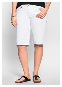 sheego Bermuda dames shorts & bermuda's maat 40 wit