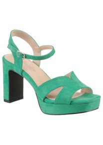 Aniston SHOES Highheel sandaaltjes , zomer schoen, avondsandaal, plateau - nieuwe collectie dames sandalen met hoge hak maat 36 groen