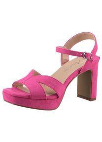 Aniston SHOES Highheel sandaaltjes , zomer schoen, avondsandaal, plateau - nieuwe collectie dames sandalen met hoge hak maat 36 roze