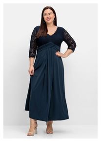 sheego Avondjurk dames avondjurken maat 40 blauw