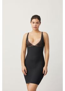 YSABEL MORA Onderjurk Kant, medium shape-effect, elastisch dames nachthemden maat L zwart