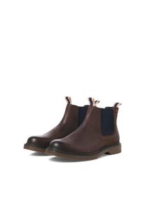 Jack & Jones Jack & Jones Chelsea-boots JFWLEYTON met blokhak heren boots & laarzen maat 40 bruin