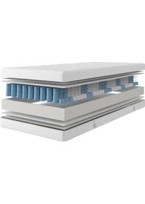 Älgdröm Älgdröm Pocketveringsmatras Kirkja 7-zones matras 90x200 cm, 140x200 cm & andere maten hoogte 21 cm pocketvering matrassen maat -