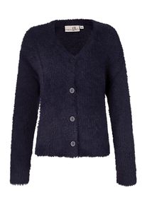 happy girls Vest in knuffelige bouclé-look meisjes vesten maat 134 blauw