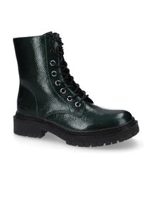 Dockers by Gerli Veterschoenen Biker boots met ritssluiting dames veterlaarsjes maat 37 groen