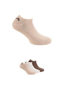 Fila Sokken UNISEX INVISIBLE PLAIN SOCKS met ingebreid logo bij de hiel (3 paar) jongens sokken maat 35-38 bruin