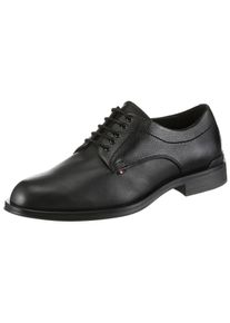 Tommy Hilfiger Veterschoenen CORPORATE HILFIGER LTH DERBY heren veterschoenen maat 41 zwart