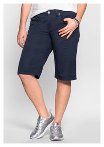 sheego Bermuda dames shorts & bermuda's maat 44 blauw