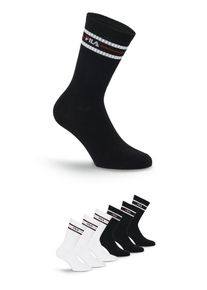 Fila Sokken UNISEX LIFESTYLE PLAIN SOCKS (6 paar) jongens sokken maat 35-38 zwart