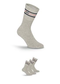 Fila Sokken UNISEX LIFESTYLE PLAIN SOCKS (3 paar, 3 paar) jongens sokken maat 35-38 grijs