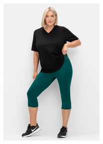 sheego Caprilegging dames leggings maat 40 blauw