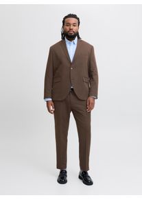 Jack & Jones PlusSize Jack & Jones PlusSize Pak JPRFRANCO SUIT NOOS PLS (2-delig) heren kostuums maat 64 bruin