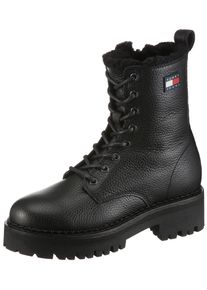 Tommy Jeans Winterlaarzen TJW URBAN LACEUP BOOT WL dames winterlaarsjes maat 36 zwart