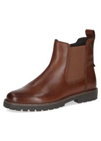 Caprice Chelsea-boots , blokhak, business schoen in used-look dames chelsea boots maat 37 bruin