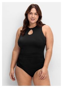 sheego Badpak dames badpakken maat 40E zwart