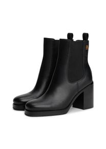 Tommy Hilfiger Chelsea-boots SQUARE TOE CHELSEA HIGH BLOCK HL dames chelsea boots maat 36 zwart