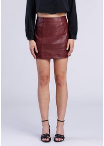 Freaky Nation Leren rok Skirt-FN dames rokken maat L(40) rood