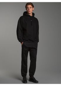 TRIGEMA Vrijetijdscombinatie TRIGEMA Vrijetijdspak van Sweat-Kwaliteit (1-delig) heren huispakken maat L zwart