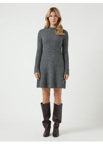 Y.A.S Gebreide jurk YASDOLLY LS KNIT DRESS S. NOOS dames jurken maat XS grijs