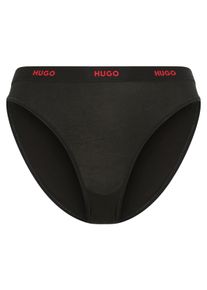 HUGO underwear Slip Logoband dames slips maat L zwart