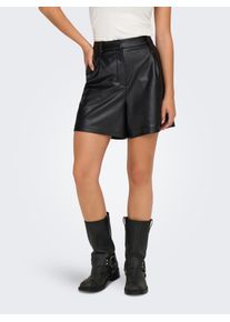 Only Short ONLPENNY FAUX LEATHER SHORTS OTW dames korte broeken maat M (38) zwart