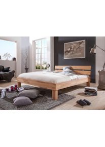 Relita Massief houten ledikant Julia, deal voor beperkte tijd! gelamineerd beuken, geolied oppervlak, verschillende breedtes bedden beige