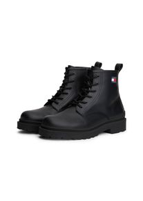 Tommy Jeans Veterschoenen TJM LACE UP RUBBERIZED heren veterschoenen maat 40 zwart