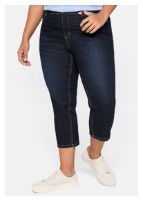 sheego 7/8 jeans (1-delig) dames 7/8 jeans maat 40 blauw