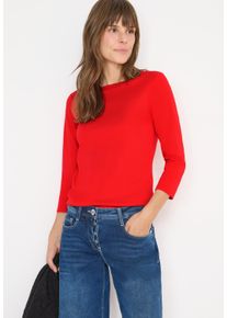 Cecil Shirt met 3/4 mouwen met boothals dames shirts met 3/4 mouwen maat L (42) oranje