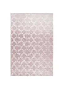 Flachwebeteppich , Rosa , Textil , rechteckig , 160x230 cm , pflegeleicht , Teppiche und Böden, Teppiche, Webteppiche