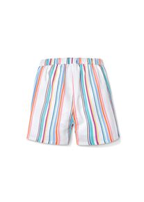 Tchibo - Tkané šortky - pre dievčatá - veľ. 134/140 - farba: biela/s prúžkami