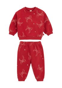 Cool Club Set Dívka béžová / krvavo červená 68